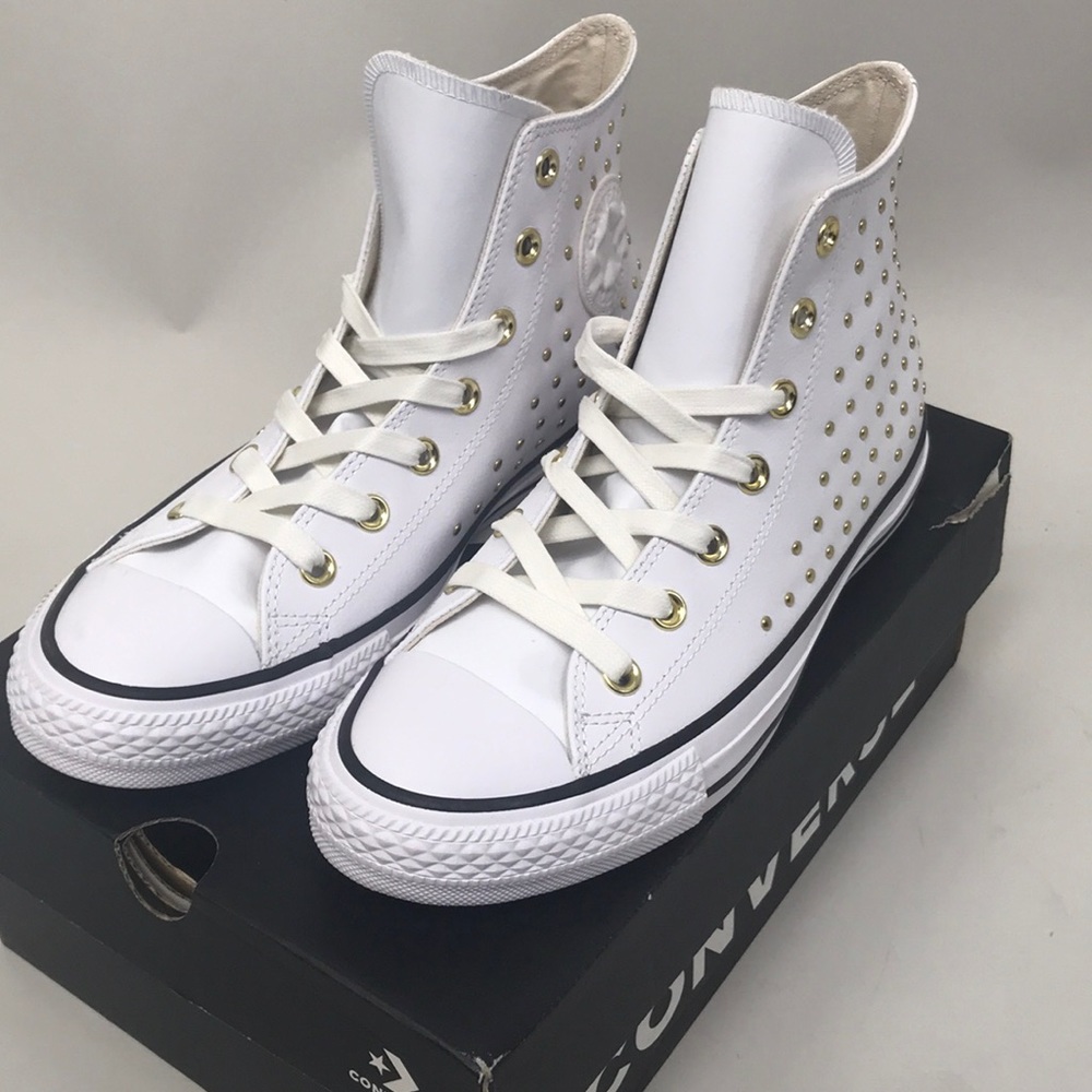NEW White High Top Converse